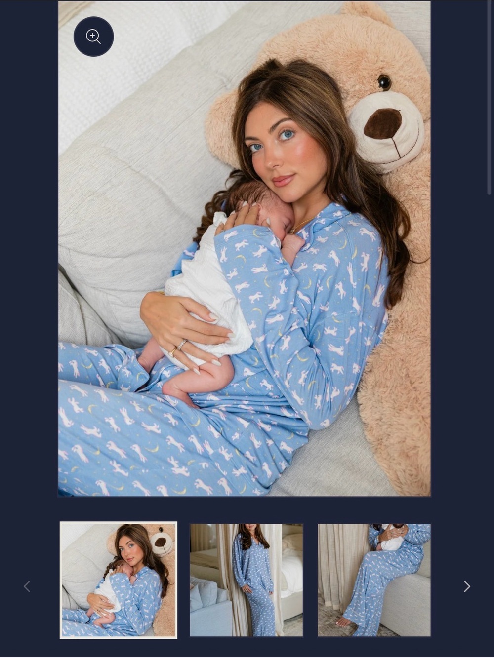 Quintessential Love over the moon pajamas size small
